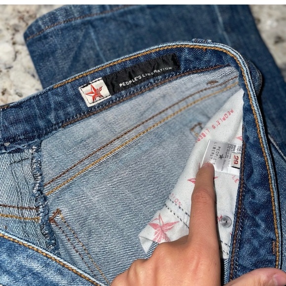 People's Liberation Bella Boot Cut Star Jeans . Size 29 - Picture 6 of 7